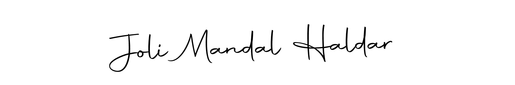 if you are searching for the best signature style for your name Joli Mandal Haldar. so please give up your signature search. here we have designed multiple signature styles  using Autography-DOLnW. Joli Mandal Haldar signature style 10 images and pictures png