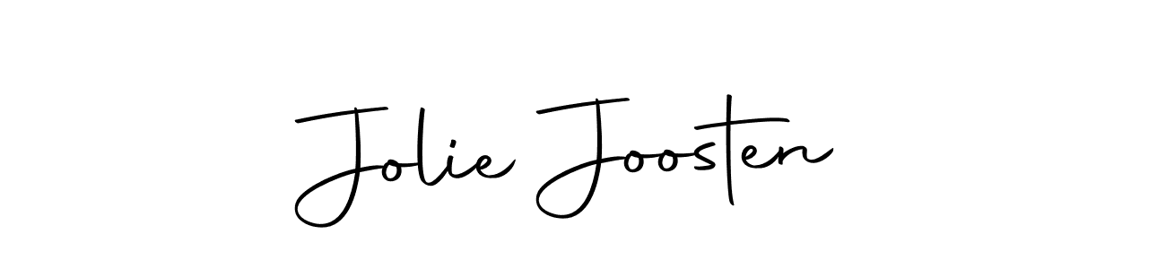 How to make Jolie Joosten name signature. Use Autography-DOLnW style for creating short signs online. This is the latest handwritten sign. Jolie Joosten signature style 10 images and pictures png