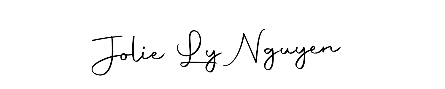 You should practise on your own different ways (Autography-DOLnW) to write your name (Jolie Ly Nguyen) in signature. don't let someone else do it for you. Jolie Ly Nguyen signature style 10 images and pictures png