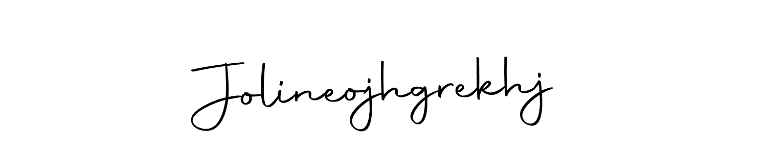 You can use this online signature creator to create a handwritten signature for the name Jolineojhgrekhj. This is the best online autograph maker. Jolineojhgrekhj signature style 10 images and pictures png