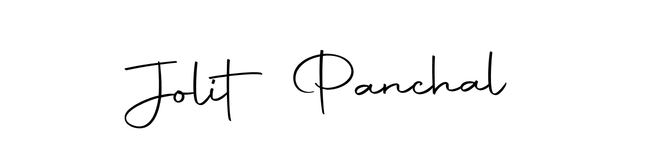 Use a signature maker to create a handwritten signature online. With this signature software, you can design (Autography-DOLnW) your own signature for name Jolit Panchal. Jolit Panchal signature style 10 images and pictures png