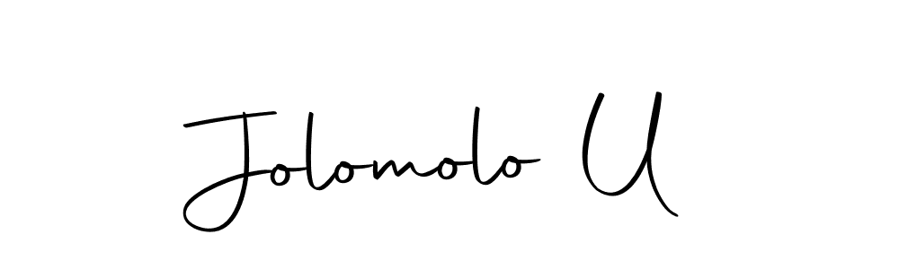 Once you've used our free online signature maker to create your best signature Autography-DOLnW style, it's time to enjoy all of the benefits that Jolomolo U name signing documents. Jolomolo U signature style 10 images and pictures png