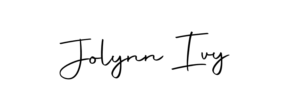 How to make Jolynn Ivy signature? Autography-DOLnW is a professional autograph style. Create handwritten signature for Jolynn Ivy name. Jolynn Ivy signature style 10 images and pictures png