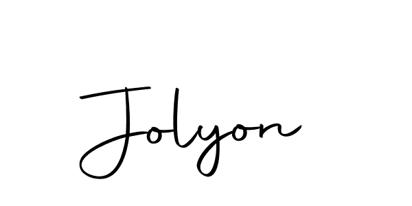 Make a beautiful signature design for name Jolyon. Use this online signature maker to create a handwritten signature for free. Jolyon signature style 10 images and pictures png