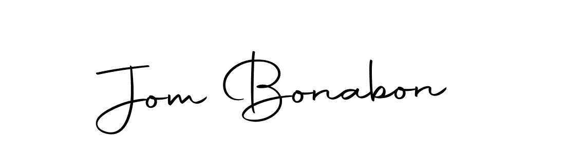 Jom Bonabon stylish signature style. Best Handwritten Sign (Autography-DOLnW) for my name. Handwritten Signature Collection Ideas for my name Jom Bonabon. Jom Bonabon signature style 10 images and pictures png