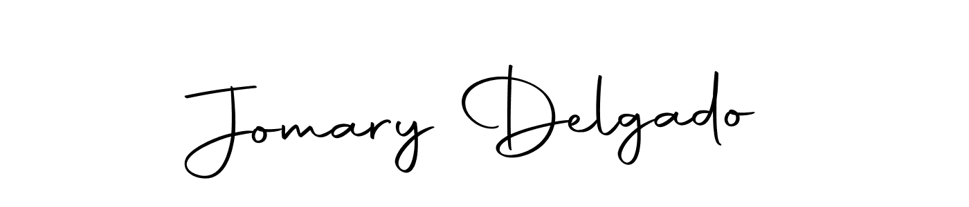 How to make Jomary Delgado name signature. Use Autography-DOLnW style for creating short signs online. This is the latest handwritten sign. Jomary Delgado signature style 10 images and pictures png