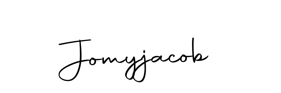 Create a beautiful signature design for name Jomyjacob. With this signature (Autography-DOLnW) fonts, you can make a handwritten signature for free. Jomyjacob signature style 10 images and pictures png