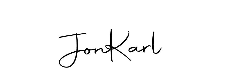 Use a signature maker to create a handwritten signature online. With this signature software, you can design (Autography-DOLnW) your own signature for name Jon  Karl. Jon  Karl signature style 10 images and pictures png