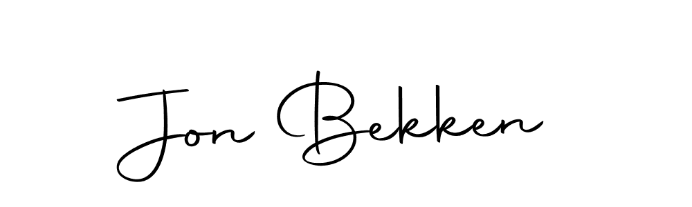 Design your own signature with our free online signature maker. With this signature software, you can create a handwritten (Autography-DOLnW) signature for name Jon Bekken. Jon Bekken signature style 10 images and pictures png