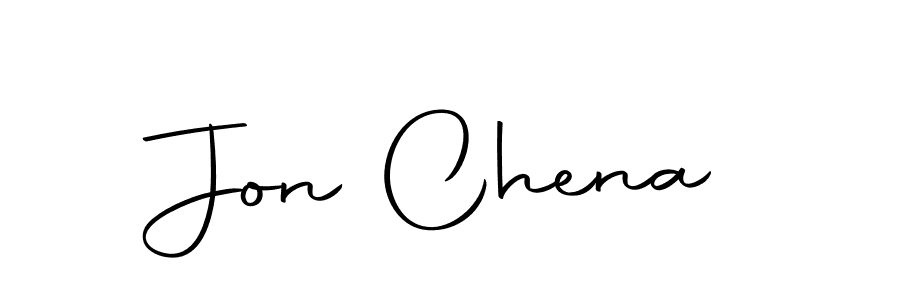 Use a signature maker to create a handwritten signature online. With this signature software, you can design (Autography-DOLnW) your own signature for name Jon Chena. Jon Chena signature style 10 images and pictures png