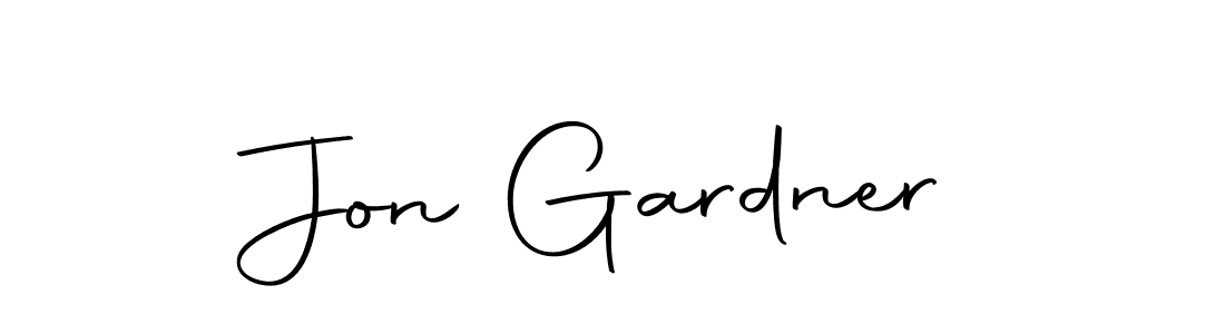 Jon Gardner stylish signature style. Best Handwritten Sign (Autography-DOLnW) for my name. Handwritten Signature Collection Ideas for my name Jon Gardner. Jon Gardner signature style 10 images and pictures png