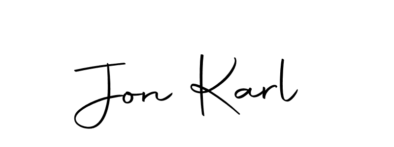 Create a beautiful signature design for name Jon Karl. With this signature (Autography-DOLnW) fonts, you can make a handwritten signature for free. Jon Karl signature style 10 images and pictures png