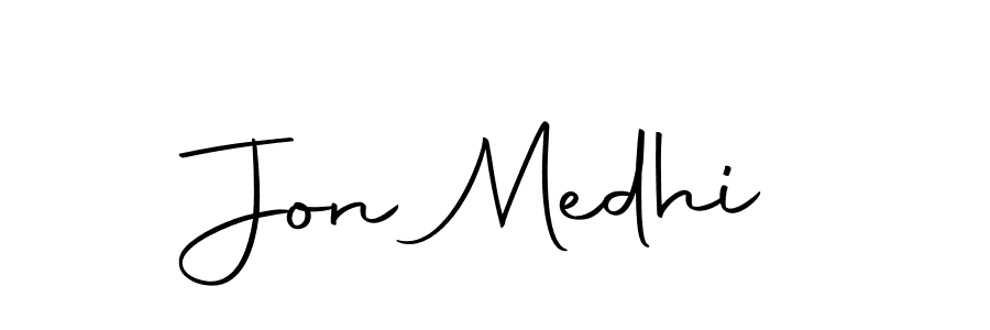 You should practise on your own different ways (Autography-DOLnW) to write your name (Jon Medhi) in signature. don't let someone else do it for you. Jon Medhi signature style 10 images and pictures png