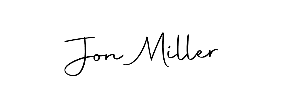 Create a beautiful signature design for name Jon Miller. With this signature (Autography-DOLnW) fonts, you can make a handwritten signature for free. Jon Miller signature style 10 images and pictures png