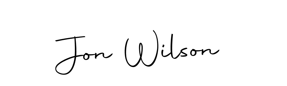 Jon Wilson stylish signature style. Best Handwritten Sign (Autography-DOLnW) for my name. Handwritten Signature Collection Ideas for my name Jon Wilson. Jon Wilson signature style 10 images and pictures png