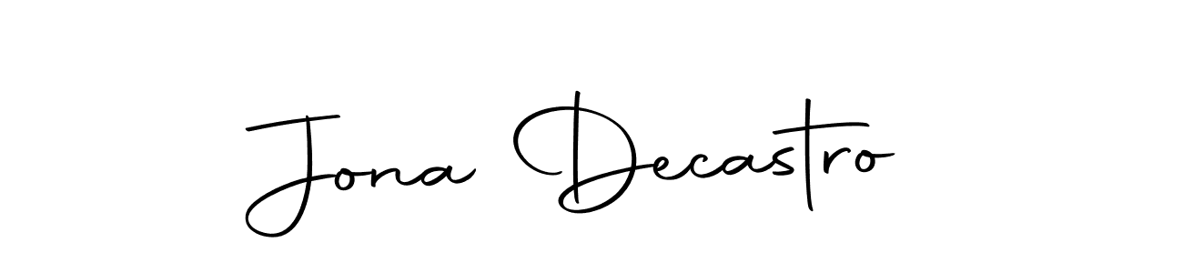 How to make Jona Decastro signature? Autography-DOLnW is a professional autograph style. Create handwritten signature for Jona Decastro name. Jona Decastro signature style 10 images and pictures png