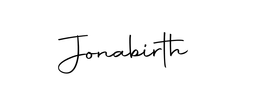 Make a beautiful signature design for name Jonabirth. With this signature (Autography-DOLnW) style, you can create a handwritten signature for free. Jonabirth signature style 10 images and pictures png