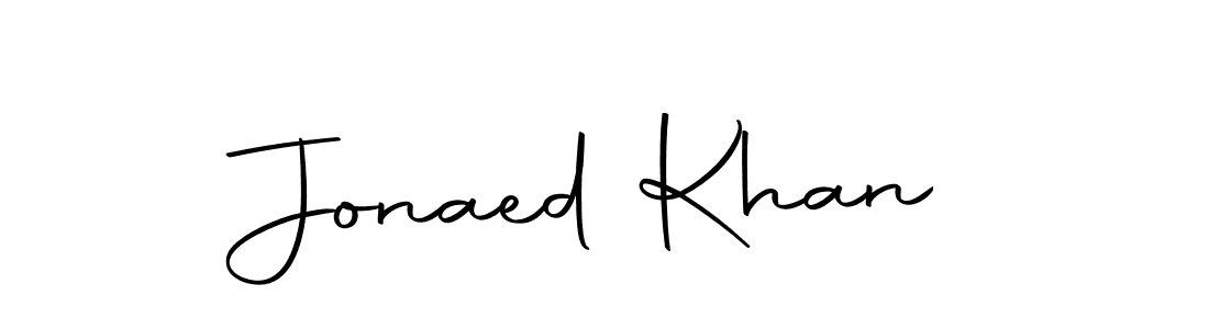 Create a beautiful signature design for name Jonaed Khan. With this signature (Autography-DOLnW) fonts, you can make a handwritten signature for free. Jonaed Khan signature style 10 images and pictures png