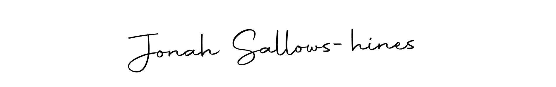 You can use this online signature creator to create a handwritten signature for the name Jonah Sallows-hines. This is the best online autograph maker. Jonah Sallows-hines signature style 10 images and pictures png