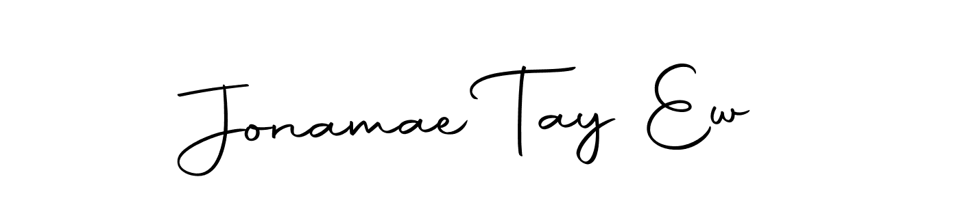 Use a signature maker to create a handwritten signature online. With this signature software, you can design (Autography-DOLnW) your own signature for name Jonamae Tay Ew. Jonamae Tay Ew signature style 10 images and pictures png