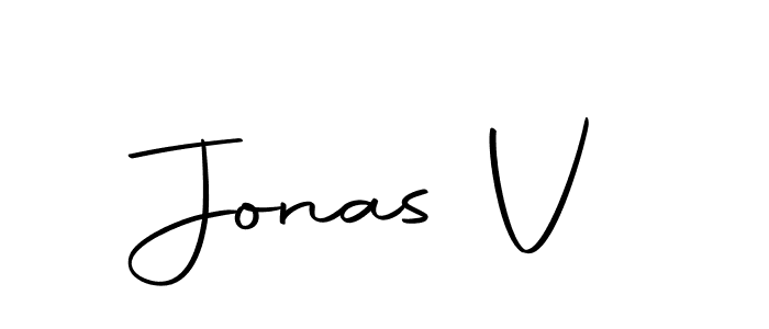 How to make Jonas V name signature. Use Autography-DOLnW style for creating short signs online. This is the latest handwritten sign. Jonas V signature style 10 images and pictures png