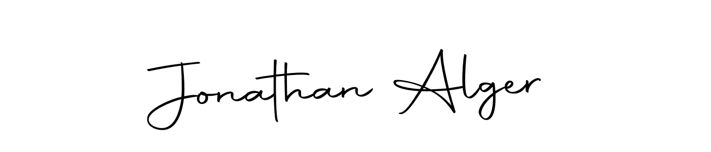 Design your own signature with our free online signature maker. With this signature software, you can create a handwritten (Autography-DOLnW) signature for name Jonathan Alger. Jonathan Alger signature style 10 images and pictures png