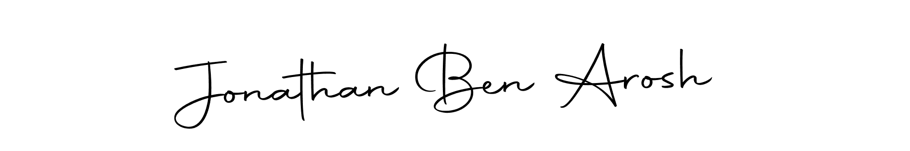 Autography-DOLnW is a professional signature style that is perfect for those who want to add a touch of class to their signature. It is also a great choice for those who want to make their signature more unique. Get Jonathan Ben Arosh name to fancy signature for free. Jonathan Ben Arosh signature style 10 images and pictures png