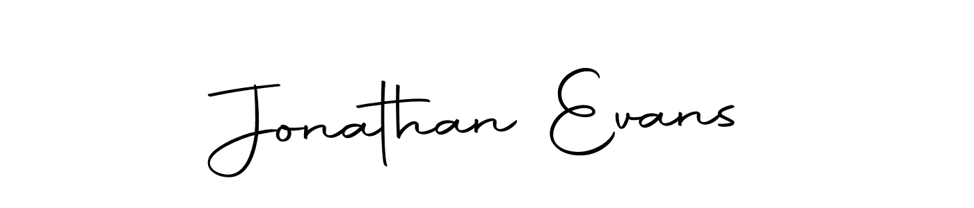 How to make Jonathan Evans name signature. Use Autography-DOLnW style for creating short signs online. This is the latest handwritten sign. Jonathan Evans signature style 10 images and pictures png