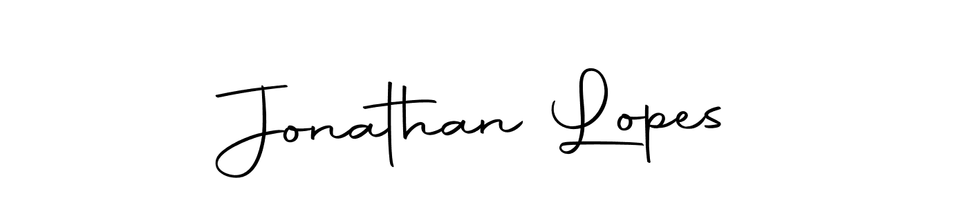 Design your own signature with our free online signature maker. With this signature software, you can create a handwritten (Autography-DOLnW) signature for name Jonathan Lopes. Jonathan Lopes signature style 10 images and pictures png