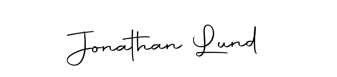 Create a beautiful signature design for name Jonathan Lund. With this signature (Autography-DOLnW) fonts, you can make a handwritten signature for free. Jonathan Lund signature style 10 images and pictures png