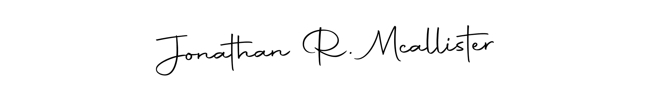 Jonathan R. Mcallister stylish signature style. Best Handwritten Sign (Autography-DOLnW) for my name. Handwritten Signature Collection Ideas for my name Jonathan R. Mcallister. Jonathan R. Mcallister signature style 10 images and pictures png