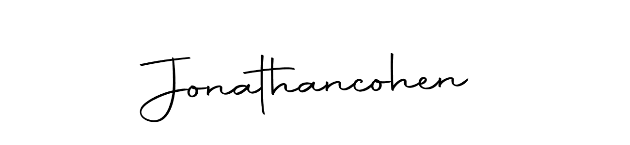 Use a signature maker to create a handwritten signature online. With this signature software, you can design (Autography-DOLnW) your own signature for name Jonathancohen. Jonathancohen signature style 10 images and pictures png