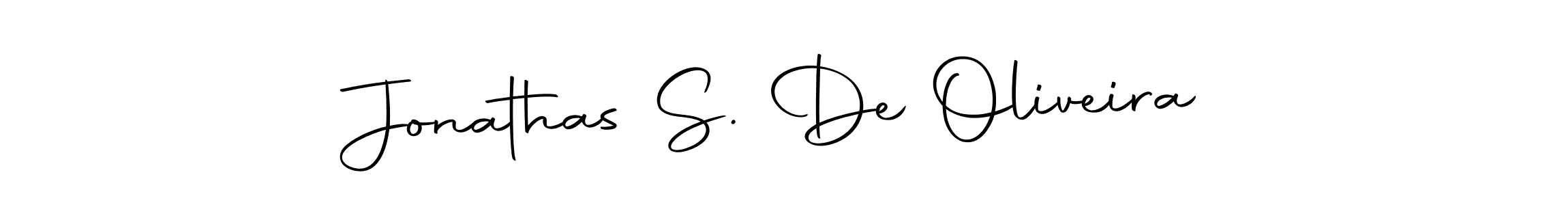 Here are the top 10 professional signature styles for the name Jonathas S. De Oliveira. These are the best autograph styles you can use for your name. Jonathas S. De Oliveira signature style 10 images and pictures png