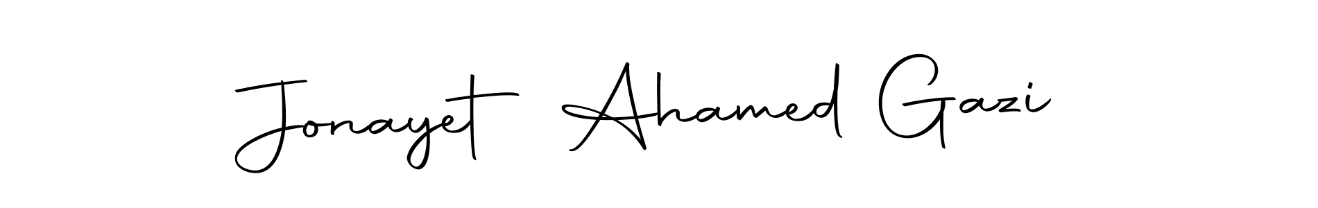 Make a short Jonayet Ahamed Gazi signature style. Manage your documents anywhere anytime using Autography-DOLnW. Create and add eSignatures, submit forms, share and send files easily. Jonayet Ahamed Gazi signature style 10 images and pictures png