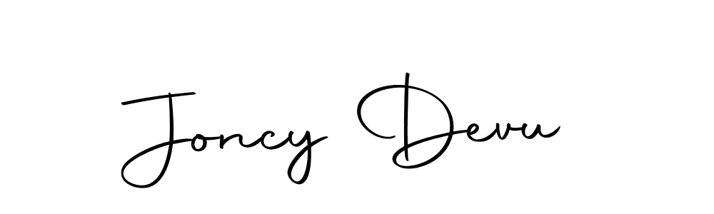 Make a beautiful signature design for name Joncy Devu. Use this online signature maker to create a handwritten signature for free. Joncy Devu signature style 10 images and pictures png