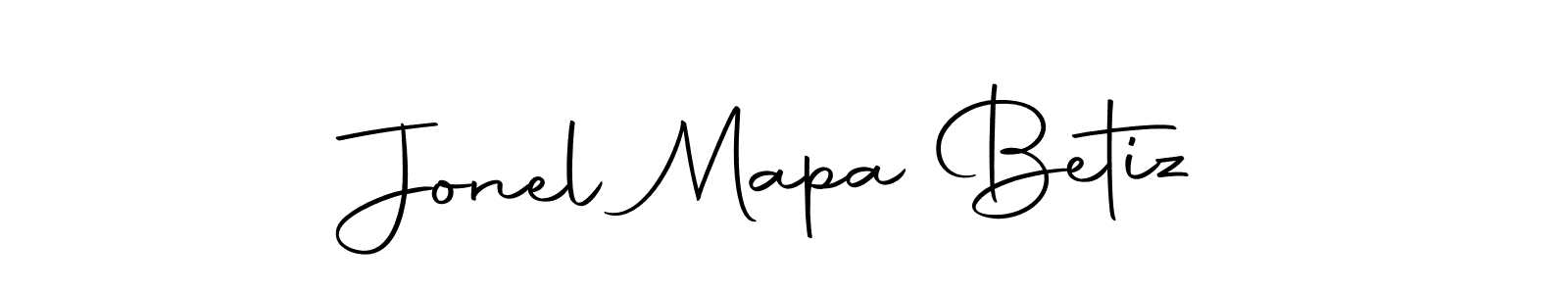 Jonel Mapa Betiz stylish signature style. Best Handwritten Sign (Autography-DOLnW) for my name. Handwritten Signature Collection Ideas for my name Jonel Mapa Betiz. Jonel Mapa Betiz signature style 10 images and pictures png