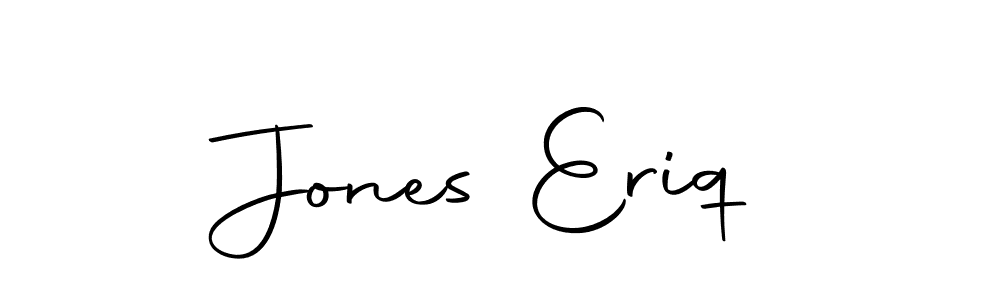 Similarly Autography-DOLnW is the best handwritten signature design. Signature creator online .You can use it as an online autograph creator for name Jones Eriq. Jones Eriq signature style 10 images and pictures png