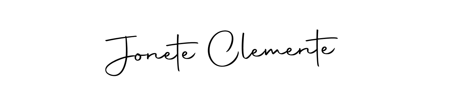 How to make Jonete Clemente signature? Autography-DOLnW is a professional autograph style. Create handwritten signature for Jonete Clemente name. Jonete Clemente signature style 10 images and pictures png