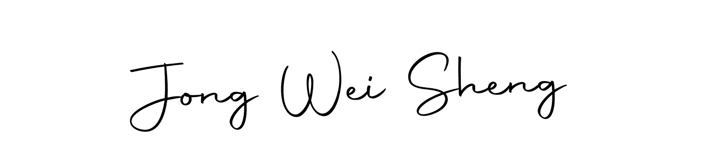 The best way (Autography-DOLnW) to make a short signature is to pick only two or three words in your name. The name Jong Wei Sheng include a total of six letters. For converting this name. Jong Wei Sheng signature style 10 images and pictures png