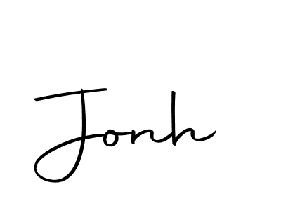 Make a beautiful signature design for name Jonh. Use this online signature maker to create a handwritten signature for free. Jonh signature style 10 images and pictures png