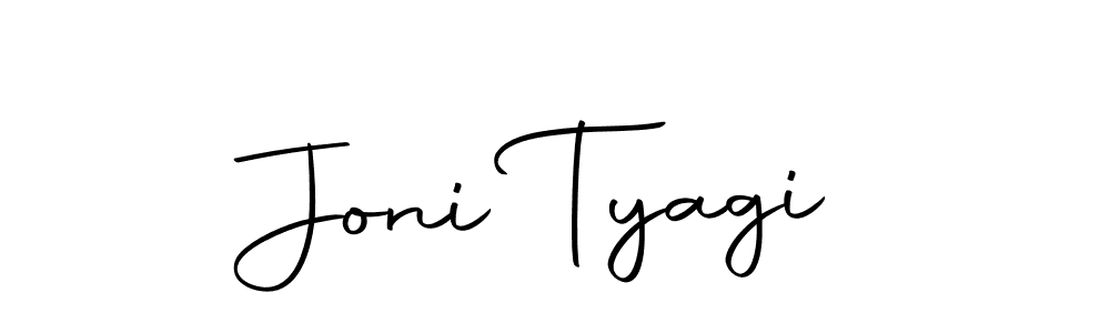 This is the best signature style for the Joni Tyagi name. Also you like these signature font (Autography-DOLnW). Mix name signature. Joni Tyagi signature style 10 images and pictures png