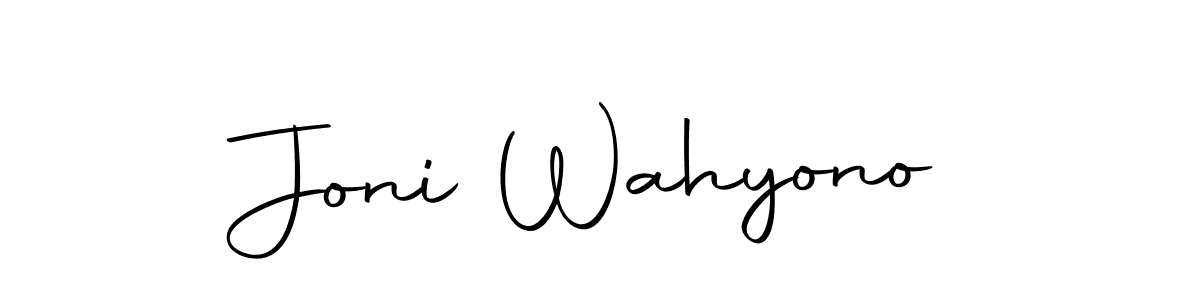 Make a beautiful signature design for name Joni Wahyono. Use this online signature maker to create a handwritten signature for free. Joni Wahyono signature style 10 images and pictures png