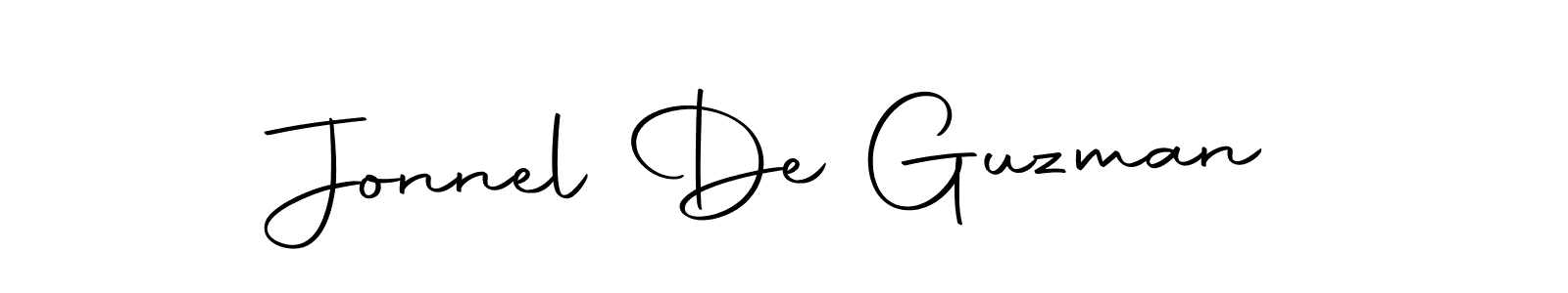 Make a beautiful signature design for name Jonnel De Guzman. With this signature (Autography-DOLnW) style, you can create a handwritten signature for free. Jonnel De Guzman signature style 10 images and pictures png
