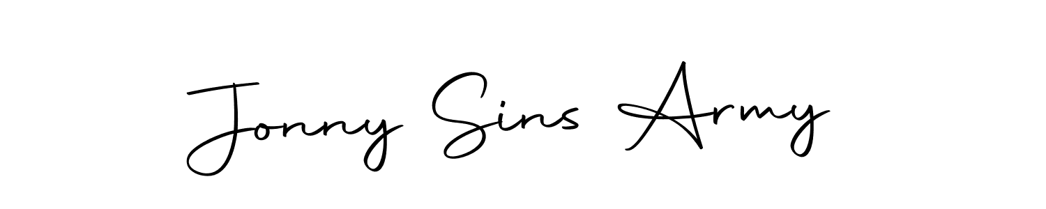Autography-DOLnW is a professional signature style that is perfect for those who want to add a touch of class to their signature. It is also a great choice for those who want to make their signature more unique. Get Jonny Sins Army name to fancy signature for free. Jonny Sins Army signature style 10 images and pictures png