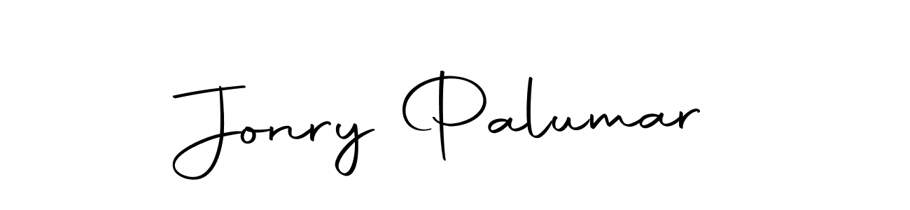 The best way (Autography-DOLnW) to make a short signature is to pick only two or three words in your name. The name Jonry Palumar include a total of six letters. For converting this name. Jonry Palumar signature style 10 images and pictures png