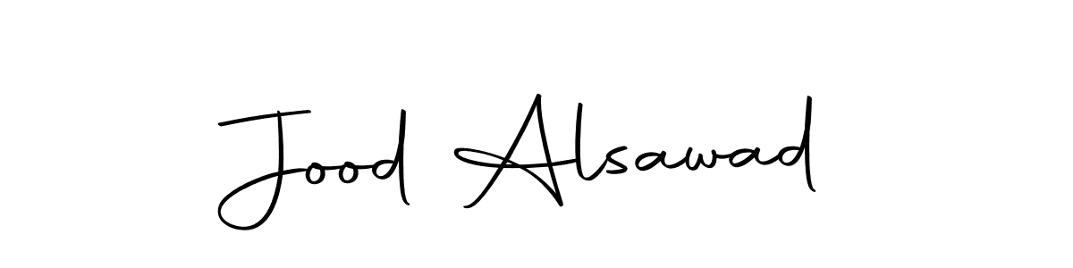 Use a signature maker to create a handwritten signature online. With this signature software, you can design (Autography-DOLnW) your own signature for name Jood Alsawad. Jood Alsawad signature style 10 images and pictures png