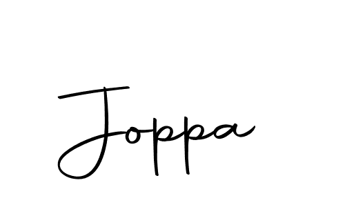 Create a beautiful signature design for name Joppa. With this signature (Autography-DOLnW) fonts, you can make a handwritten signature for free. Joppa signature style 10 images and pictures png