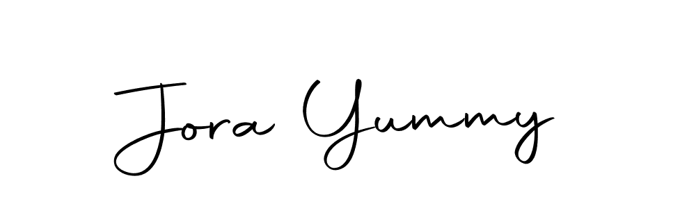 Create a beautiful signature design for name Jora Yummy. With this signature (Autography-DOLnW) fonts, you can make a handwritten signature for free. Jora Yummy signature style 10 images and pictures png