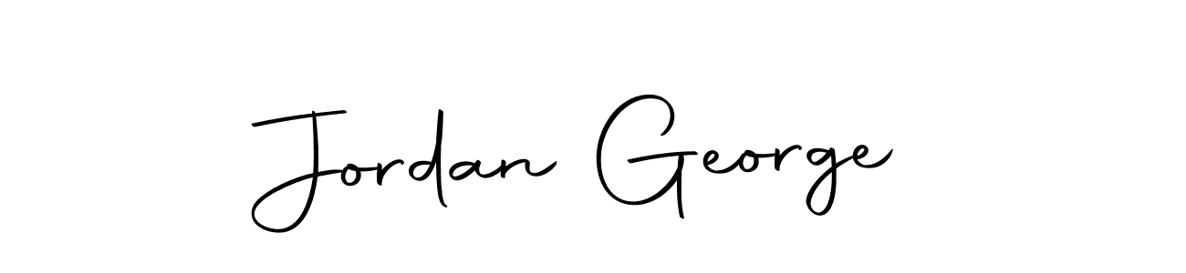 You should practise on your own different ways (Autography-DOLnW) to write your name (Jordan George) in signature. don't let someone else do it for you. Jordan George signature style 10 images and pictures png