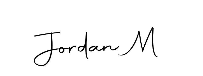 Design your own signature with our free online signature maker. With this signature software, you can create a handwritten (Autography-DOLnW) signature for name Jordan M. Jordan M signature style 10 images and pictures png